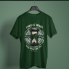 bottle green color time is what we want most graphic tee on a hanger