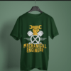 bottle-green-mechanical-engineer graphic tee on-a-hanger