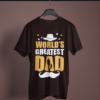 coffee-brown-worlds-greatest-dad printed tee on-a-hanger