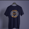navy-blue-freedom-machine printed t-shirt on-a-hanger