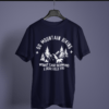 navy-blue-go-mountain-biking printed t-shirt on-a-hanger