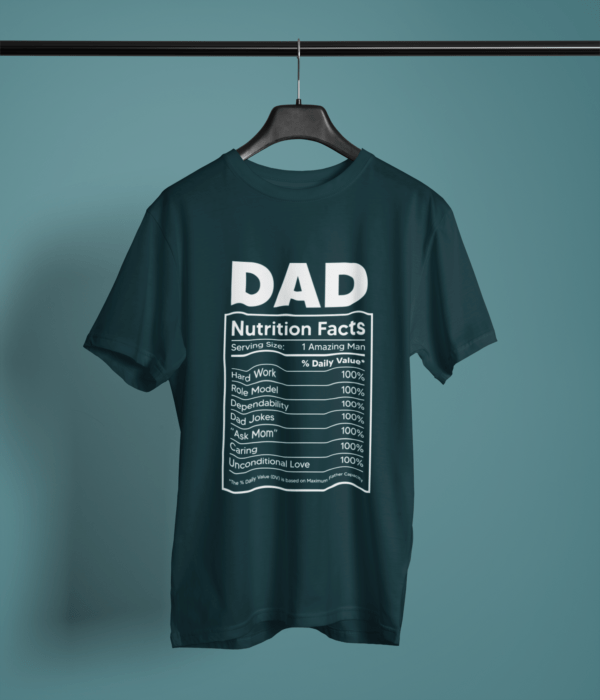 petrol-blue-dad-nutrition-facts graphic tee on-a-hanger