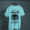 sky-blue-into-the-forest-to-find-my-soul graphic tee on-a-hanger