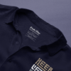 Unisex Oversized Shirt Half Sleeve with Keep Life Simple Printed Design Navy Blue