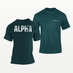 Alpha Gym T Shirt Petrol Blue