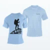 I’d Hike That Hiker T Shirt Baby Blue