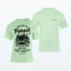 Into The Forest Hiking T Shirt Jade