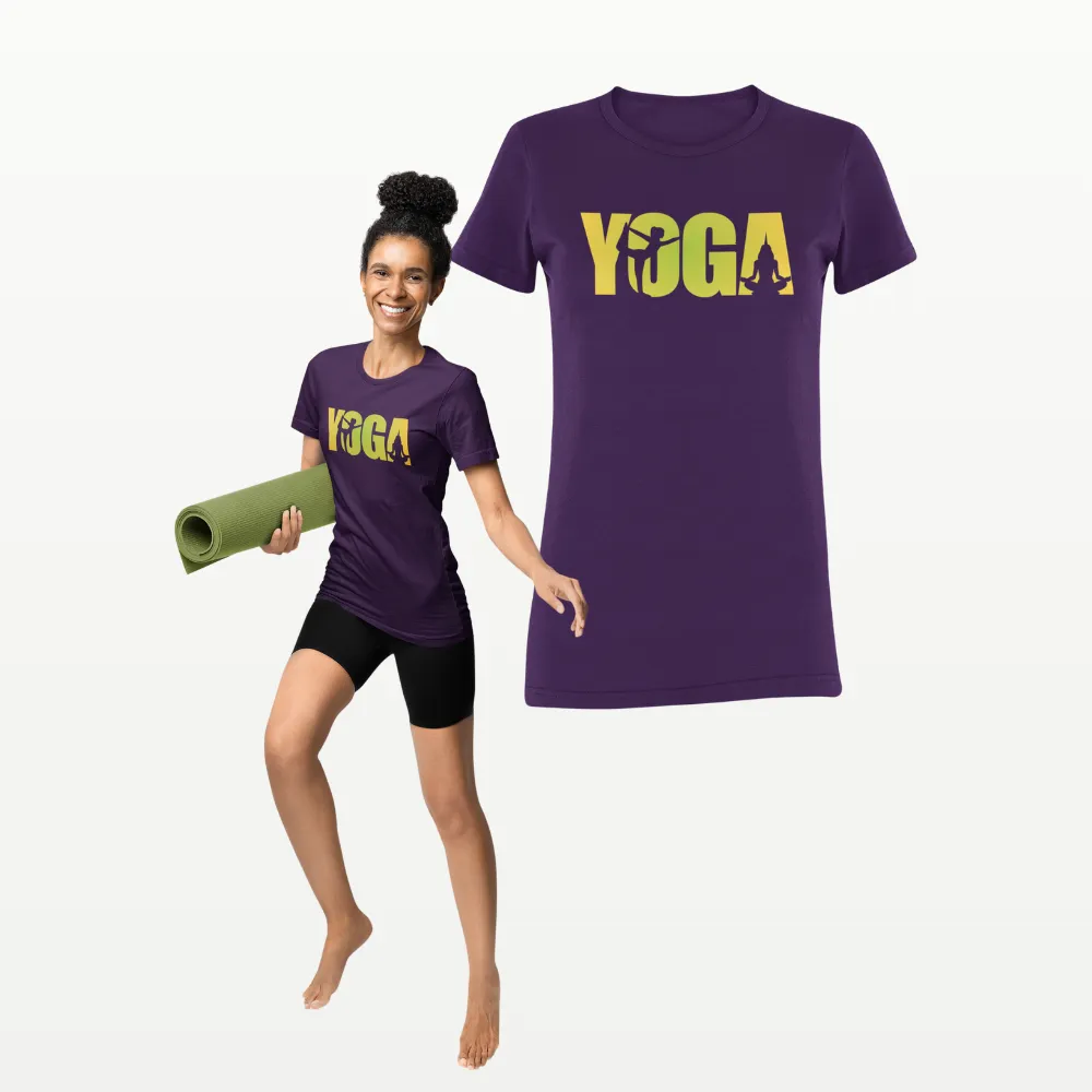 Yoga T Shirt Purple
