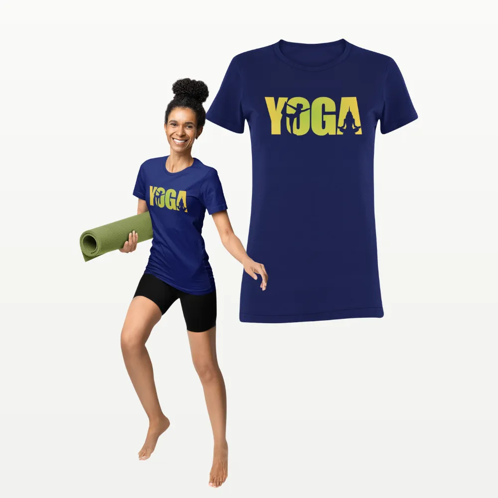 Yoga T Shirt Royal Blue